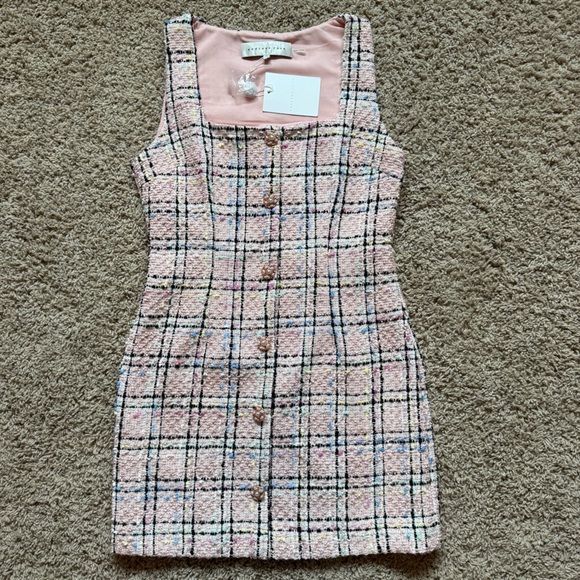 Endless Rose Women's Multi Tweed Fitted Dress - Picture 2 of 7